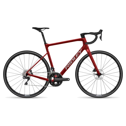 Ridley Grifn Gravel, Shimano GRX600 2x12, Candy Red Metallic Silver