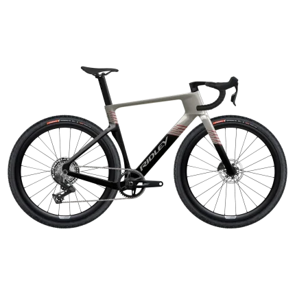 Ridley Kanzo Fast 2.0, SRAM Rival XPLR 1x13, Autumn Grey/Black/Candy Red Metallic